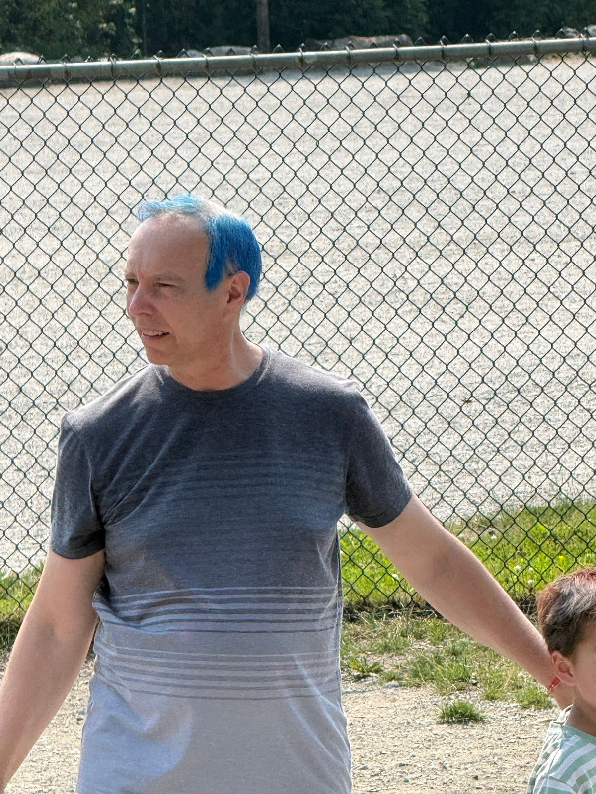 Blair on crazy hair day