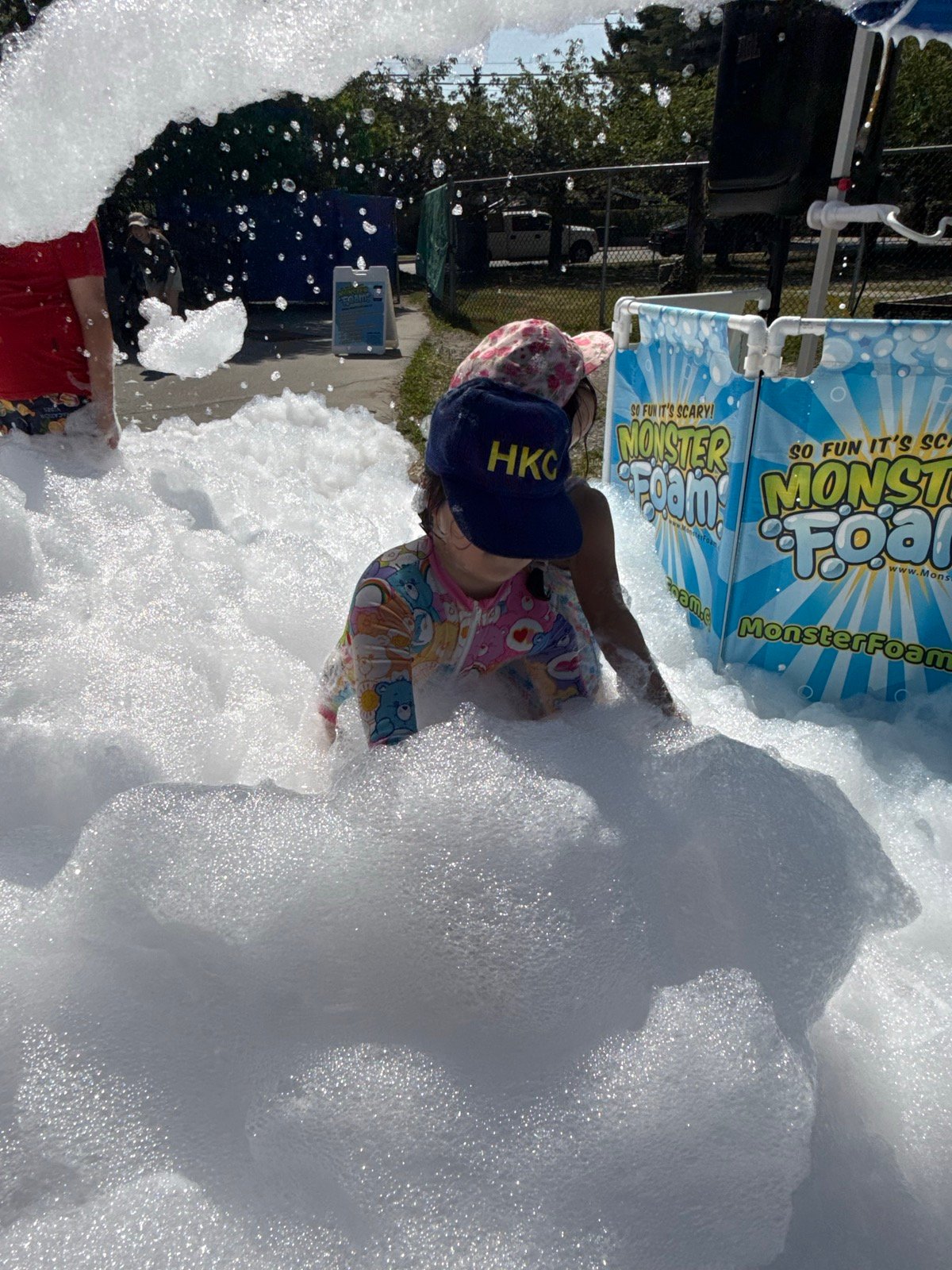 Foam party at Highlands Kids Club
